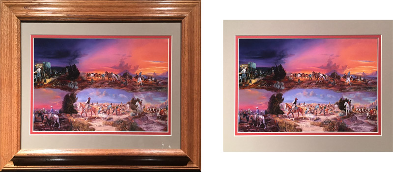 Framed & Matted Images