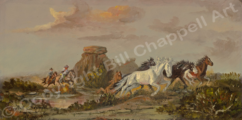 Mustangs&nbsp;(Giclee&nbsp;Print)